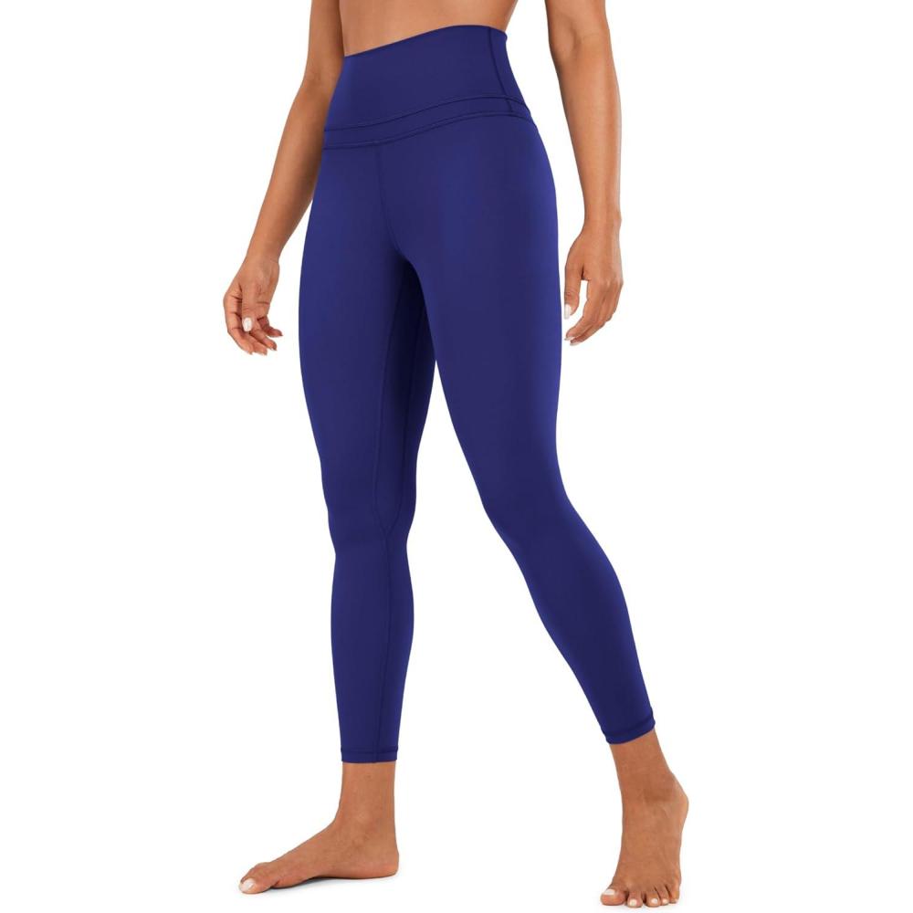 imageCRZ YOGA Naked Feeling Workout Leggings 25 High Waist Yoga Training Tight Womens PantsLarkspur Blue