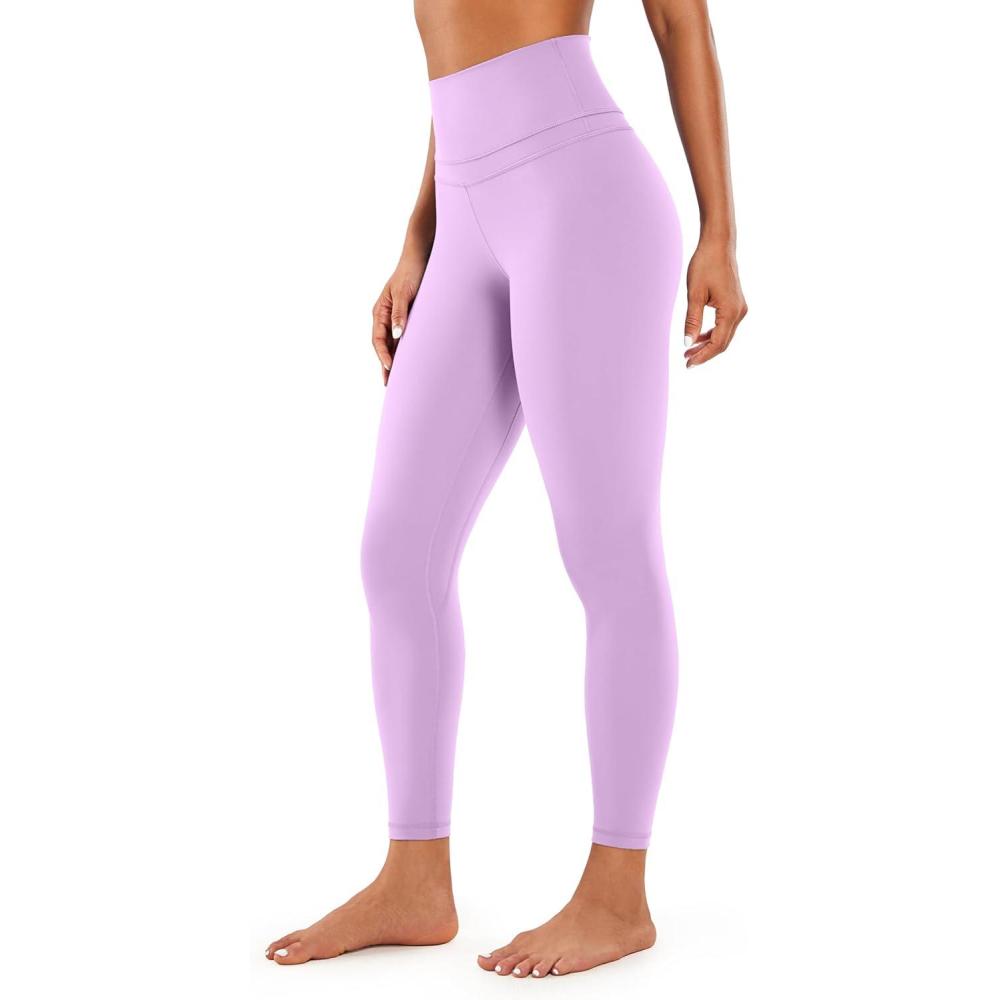 imageCRZ YOGA Naked Feeling Workout Leggings 25 High Waist Yoga Training Tight Womens PantsLilac
