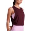Deep Armhole-berry Heather