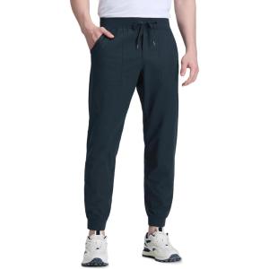 CRZ YOGA All Day Comfy Pull-On Golf Joggers for Men 28″/30″/32″ – Quick Dry Lightweight Work Casual Pants with Pockets(True Navy)
