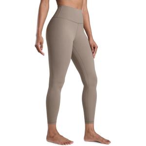 CRZ YOGA Butterlift Workout Leggings 25″ – High Waisted Pilates Gym Athletic Womens Yoga Pants Buttery Soft(Creamy Latte)