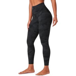 CRZ YOGA Butterlift Workout Leggings 25″ – High Waisted Pilates Gym Athletic Womens Yoga Pants Buttery Soft(Dark Grey Camouflage 2)