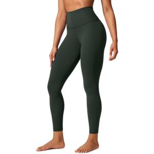 CRZ YOGA Butterlift Workout Leggings 25″ – High Waisted Pilates Gym Athletic Womens Yoga Pants Buttery Soft(Legend Green)
