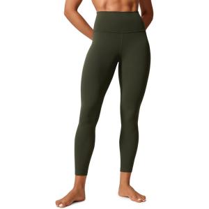 CRZ YOGA Butterlift Workout Leggings 25″ – High Waisted Pilates Gym Athletic Womens Yoga Pants Buttery Soft(Olive Green)