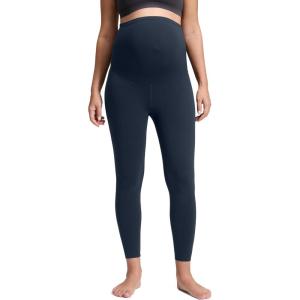 CRZ YOGA Butterluxe Maternity Leggings 25″ – Over The Belly Buttery Soft Workout Activewear Yoga Womens Pregnancy Pants(True Navy)