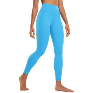 CRZ YOGA Butterluxe Yoga Leggings 25″ – High Waisted Buttery Soft Womens Workout Lounge Pants(Kayak Blue)