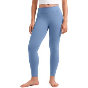 CRZ YOGA Girls Butterluxe Full Length Yoga Leggings – Athletic Sports Casual Pants High Waist Tights Kids Teen(Oasis Blue)