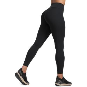 CRZ YOGA Secretsculpt Butterlift Workout Leggings 25″ – No Front Seam High Waisted Womens Yoga Pants Booty Scrunch Butt(Black)
