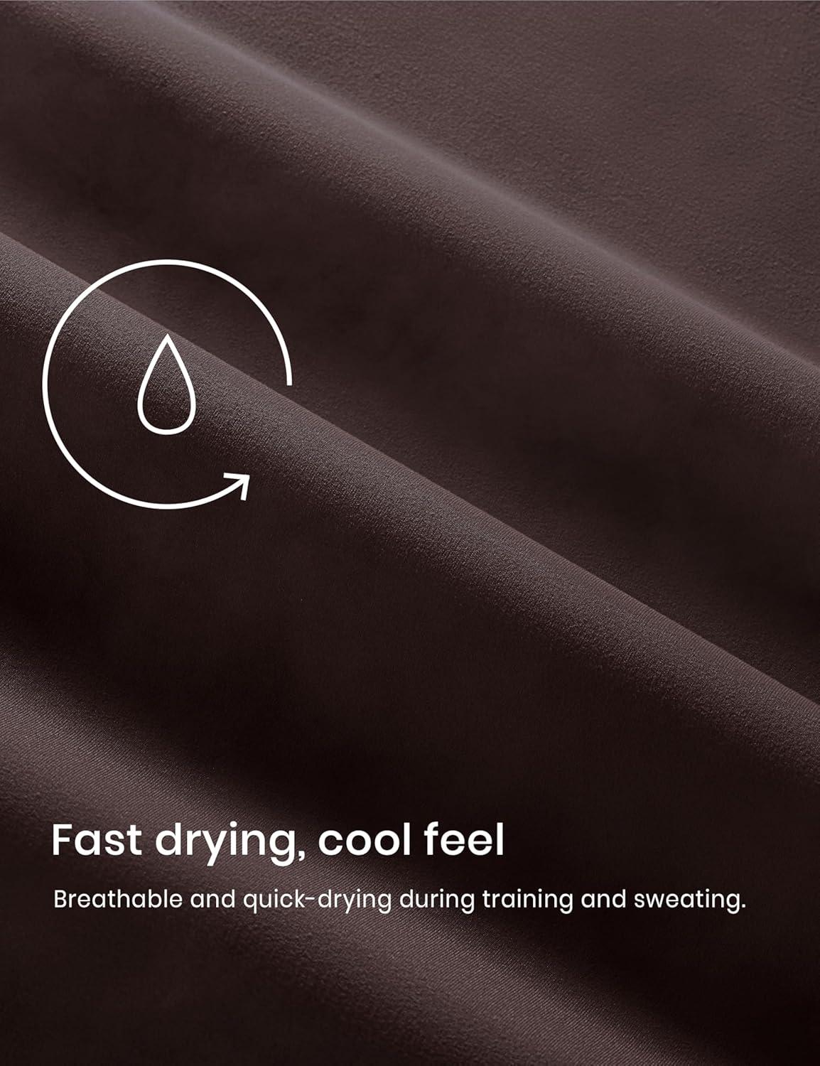 imageCRZ YOGA Butterbreeze Workout Leggings 25 High Waisted Athletic Gym Running Womens Yoga Pants Tummy ControlHot Fudge Brown