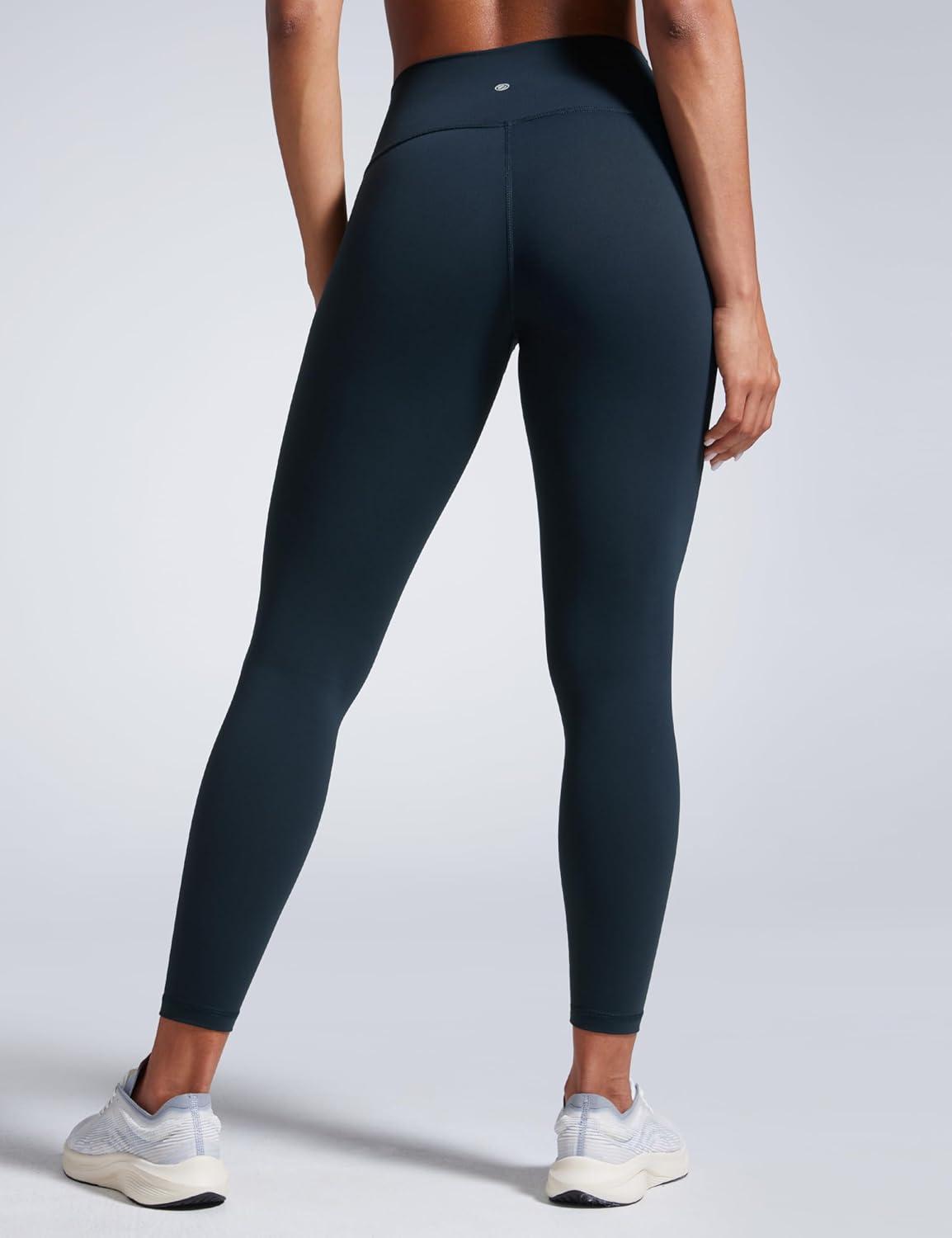 imageCRZ YOGA Butterbreeze Workout Leggings 25 High Waisted Athletic Gym Running Womens Yoga Pants Tummy ControlTrue Navy