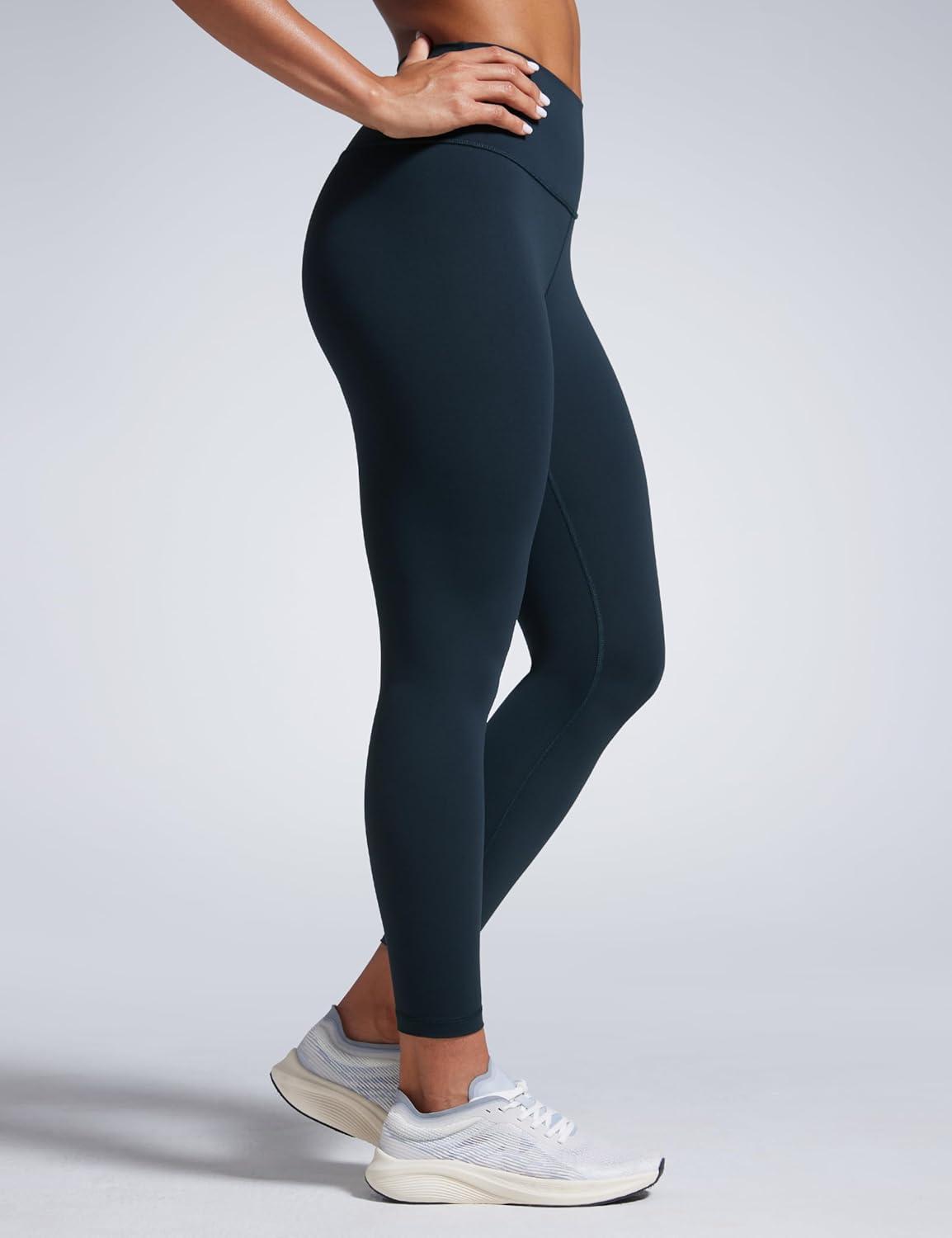imageCRZ YOGA Butterbreeze Workout Leggings 25 High Waisted Athletic Gym Running Womens Yoga Pants Tummy ControlTrue Navy