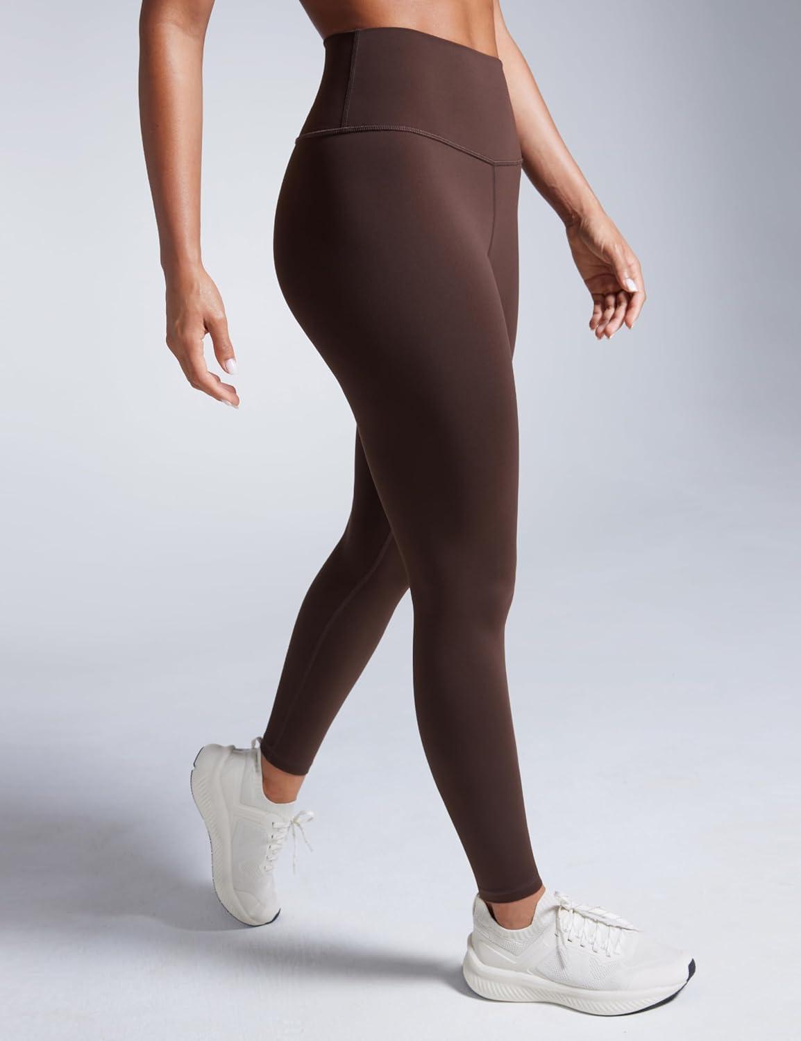 imageCRZ YOGA Butterbreeze Workout Leggings 28 High Waisted Athletic Gym Running Womens Yoga Pants Tummy ControlHot Fudge Brown