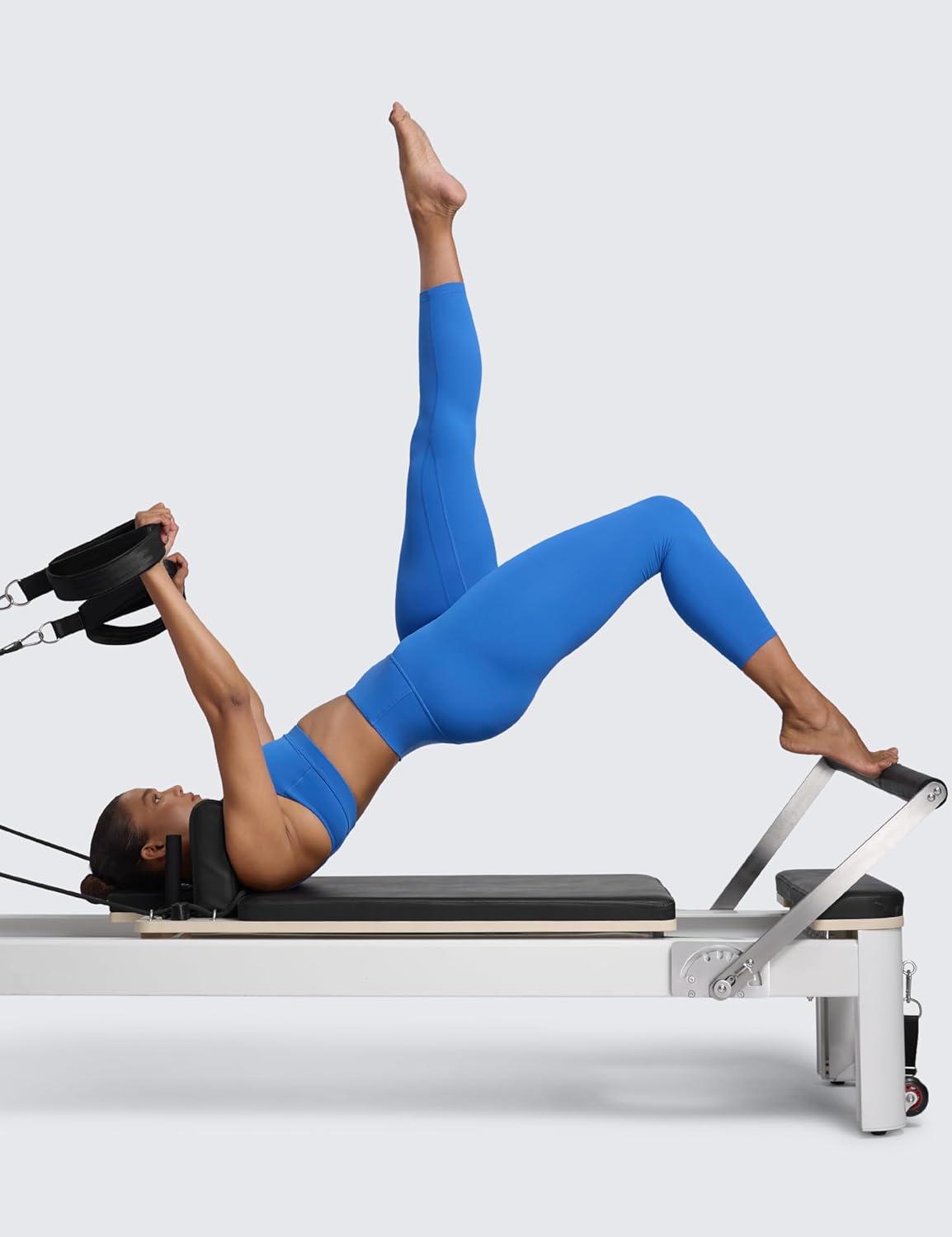 imageCRZ YOGA Butterlift Capris Workout Leggings 23quot High Waisted Workout Pilates Crop Gym Athletic Womens Yoga PantsSparkle Blue