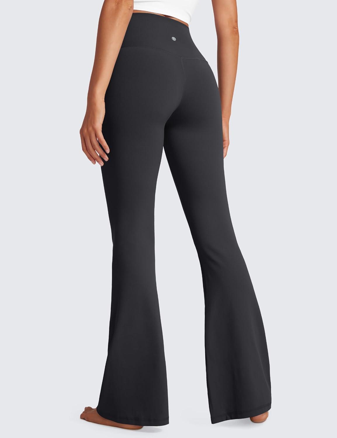 imageCRZ YOGA Butterluxe Crossover Flare Leggings 293133quot High Waist V Cross Bootcut Bell Bottoms Yoga Pants for WomenMysterious Grey