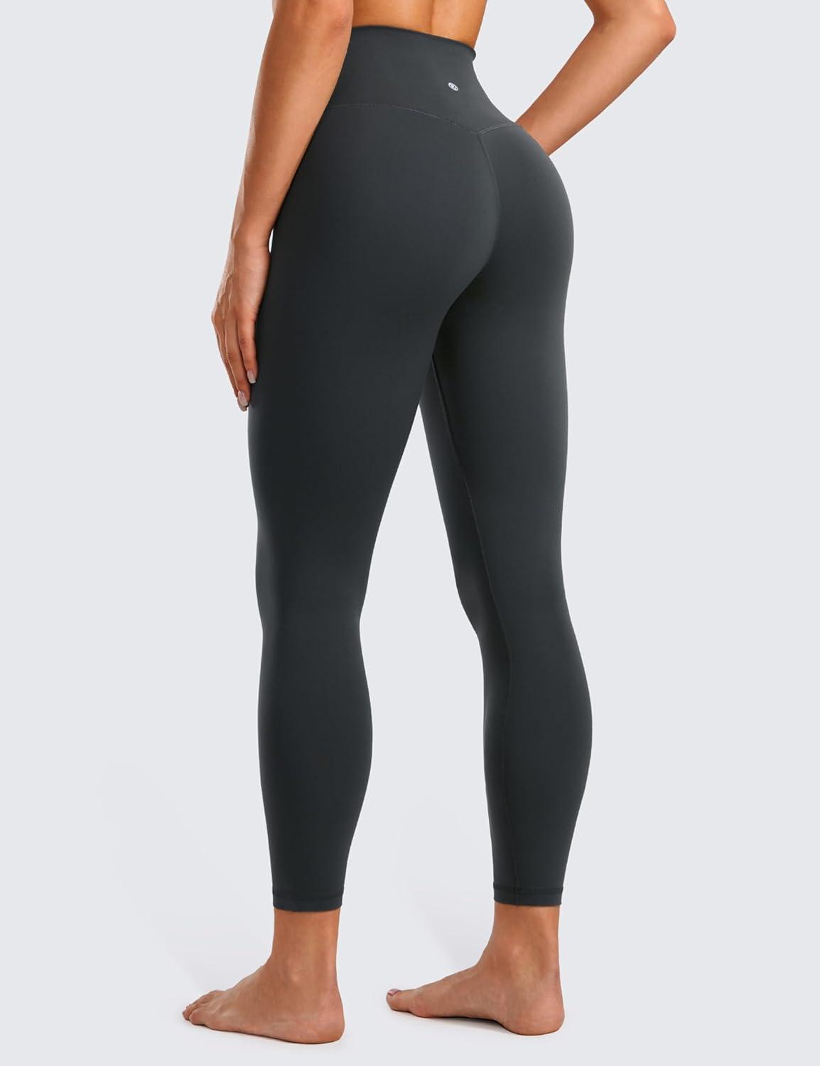 imageCRZ YOGA Butterluxe Crossover Waist Leggings 25quot V Crossover High Waisted Gym Workout Yoga WomensMelanite