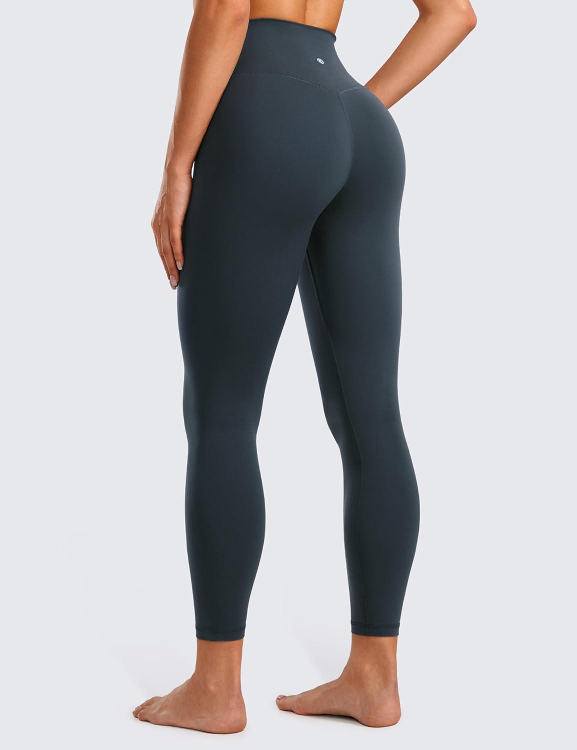 imageCRZ YOGA Butterluxe Crossover Waist Leggings 25quot V Crossover High Waisted Gym Workout Yoga WomensTrue Navy