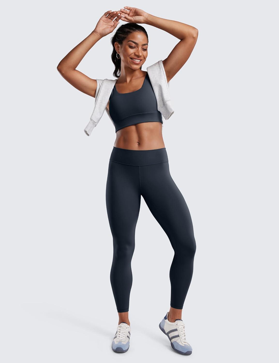 imageCRZ YOGA Butterluxe Low Rise Leggings 25quot Workout Athletic Gym Lounge Womens Yoga PantsTrue Navy