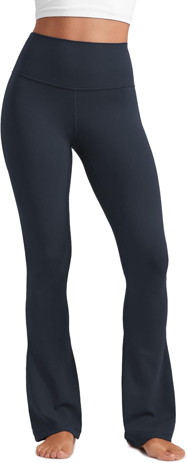 imageCRZ YOGA Butterluxe Mini Flared Leggings 30quot315quot33 High Waist Bootcut Casual Lounge Women Yoga Pants with PocketTrue Navy