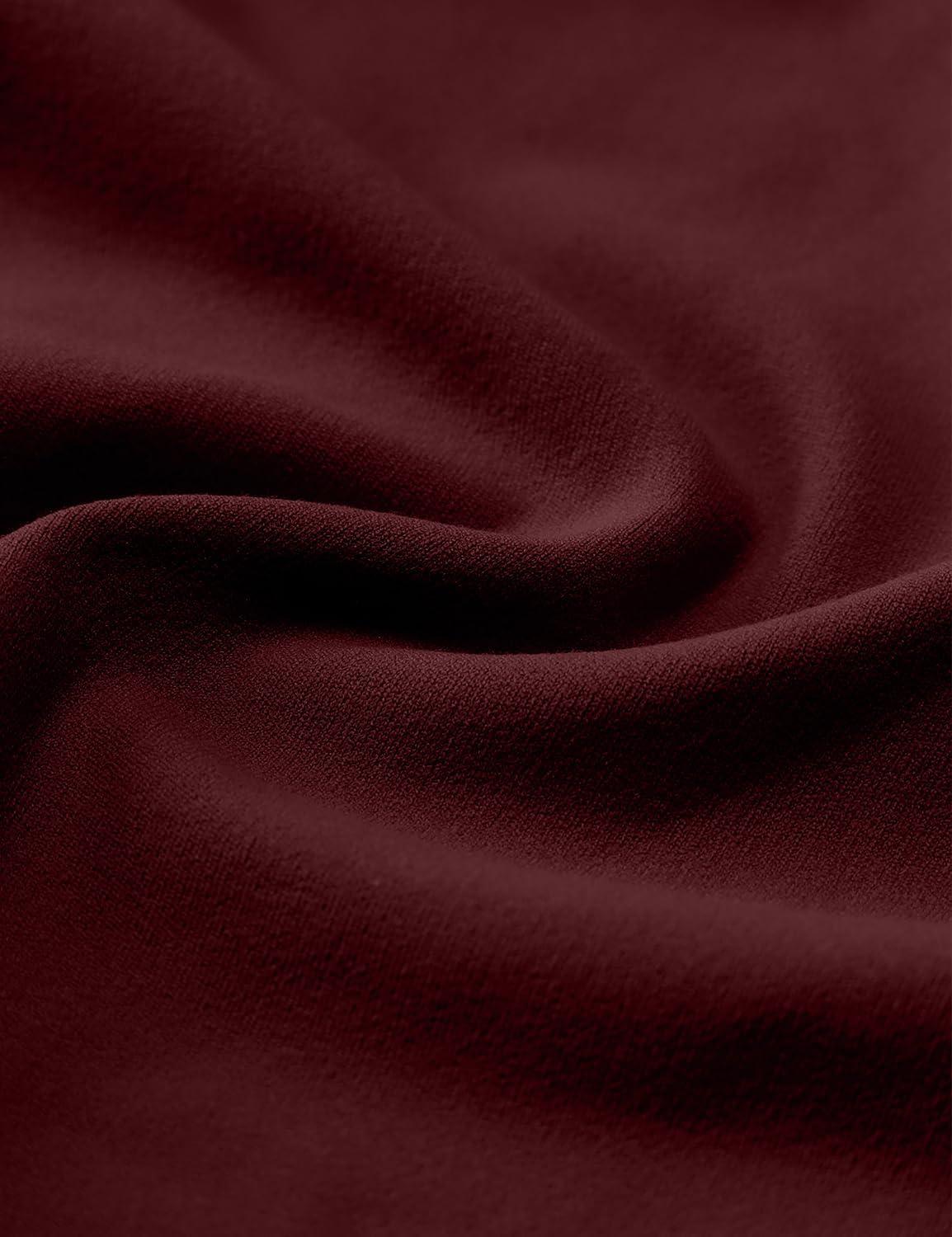 imageCRZ YOGA Butterluxe Mock Neck Long Sleeve Shirts for Women Workout Casual Tops Turtleneck Crop Slim Fall Base LayerRed Merlot