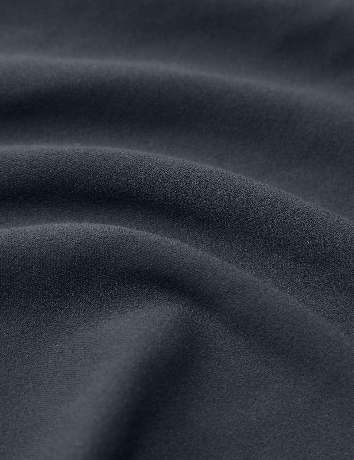 imageCRZ YOGA Butterluxe Mock Neck Long Sleeve Shirts for Women Workout Casual Tops Turtleneck Crop Slim Fall Base LayerTrue Navy