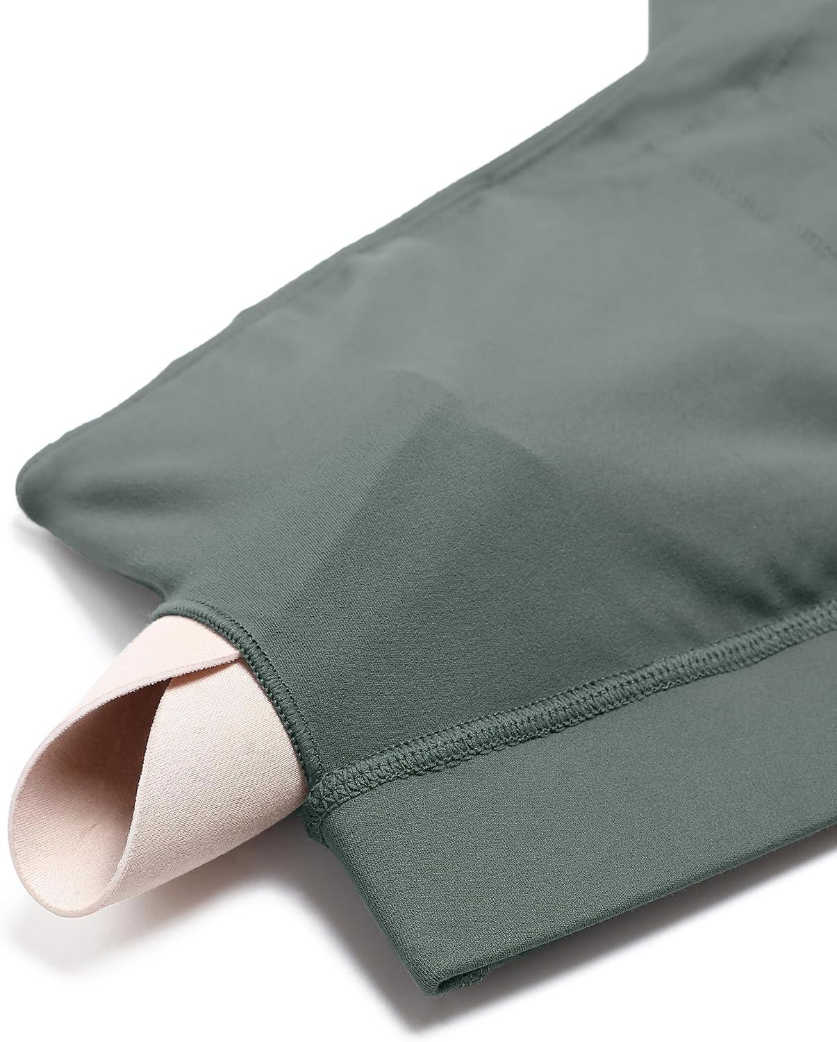 imageCRZ YOGA Butterluxe One Shoulder Sports Bras for Women Sleeveless One Strap Low Impact Asymmetrical Workout Yoga TopsGrey Sage