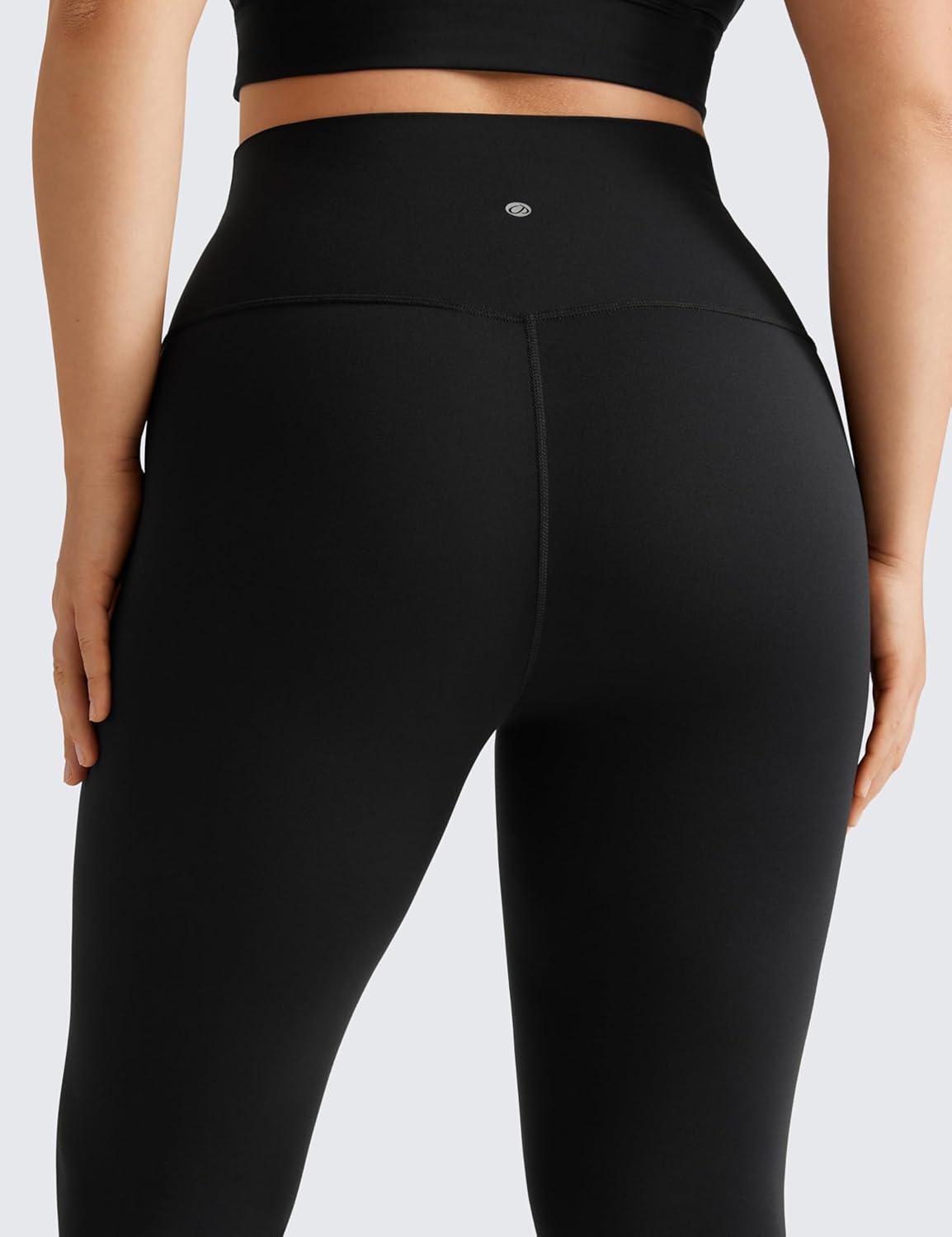 imageCRZ YOGA Butterluxe Plus Size Leggings 25quot High Waisted Buttery Soft Spandex Workout Casual Pants for Women 3X 4XBlack Plus Size