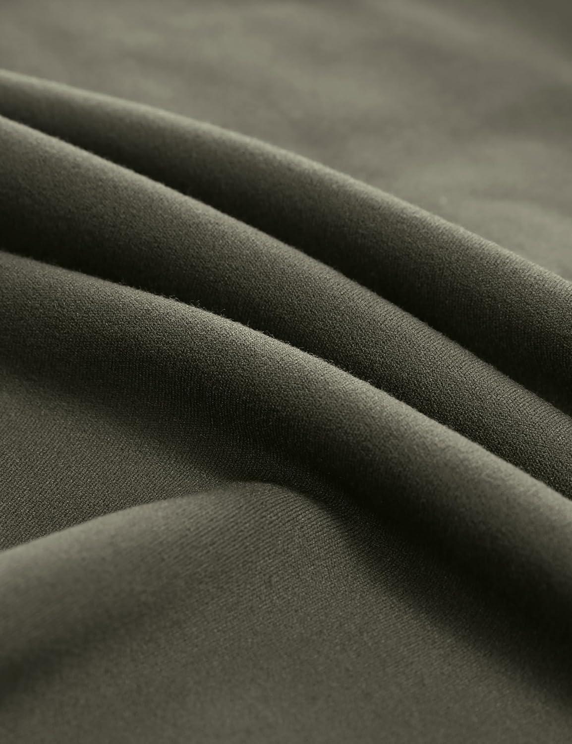 imageCRZ YOGA Butterluxe Scoop Neck Long Sleeve Shirts for Women Workout Athletic Casual Tops Crop Slim Basic Tight ShirtLight Army Green