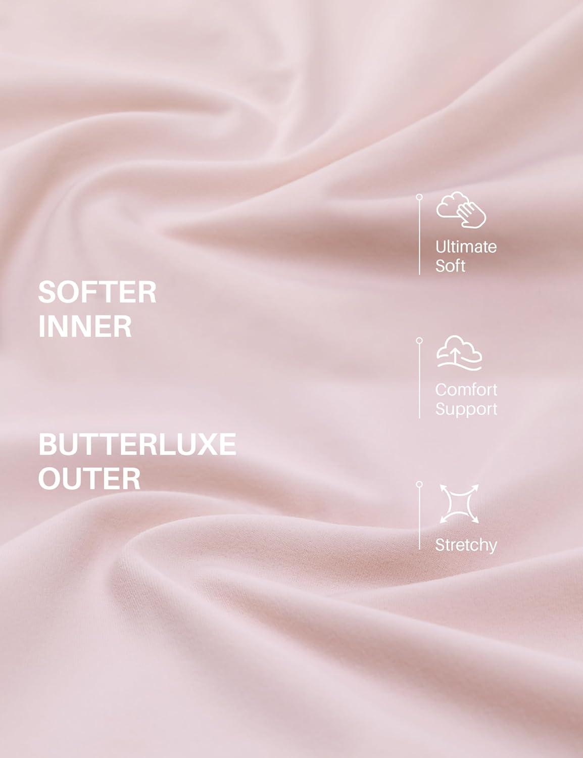 imageCRZ YOGA Butterluxe Soft Double Lined Sports Bras for Women Scoop Neck Adjustable Straps Yoga Crop Top Non PaddedStrawberry Pink