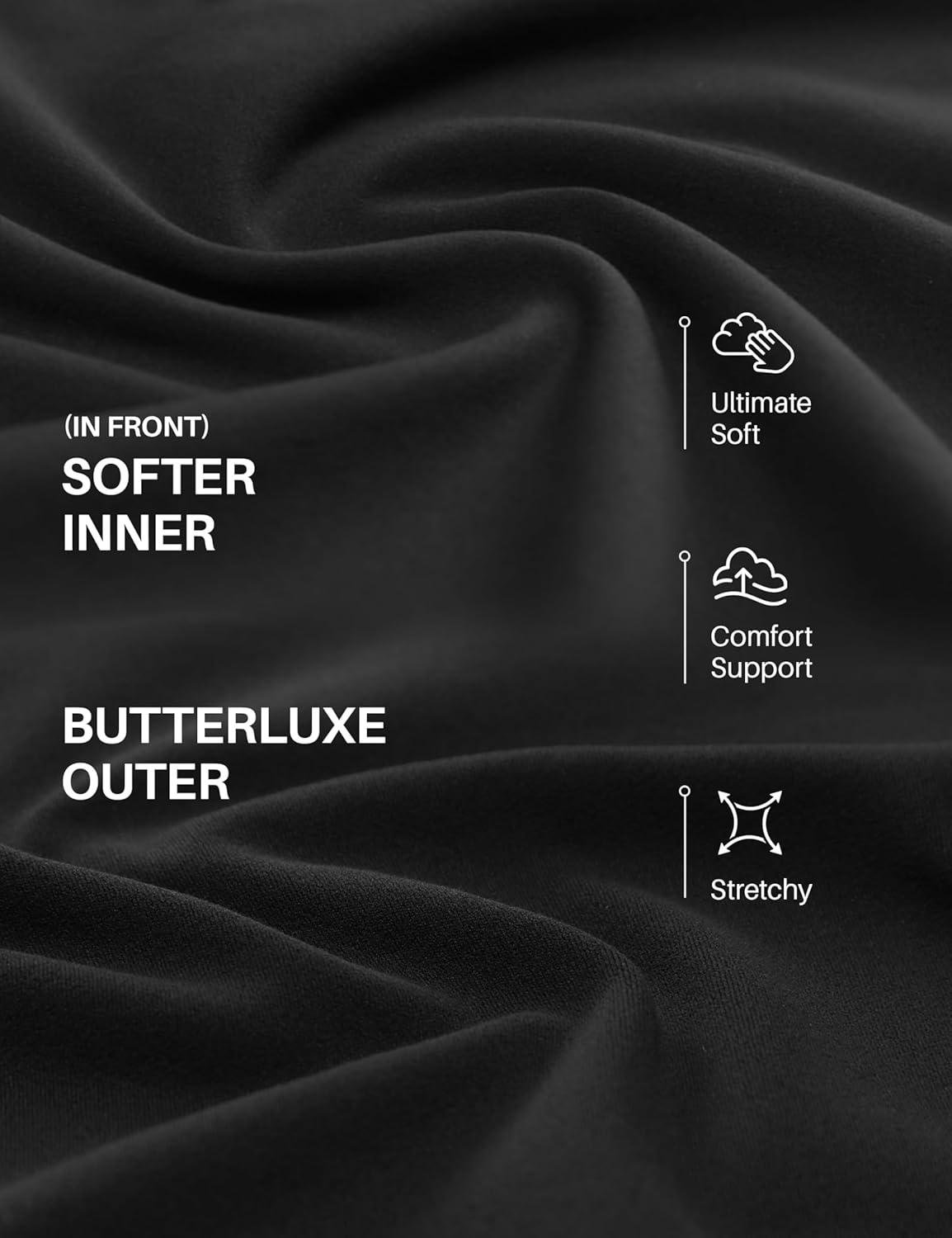 imageCRZ YOGA Butterluxe Soft Double Lined V Neck Tank Tops for Women Yoga Casual Camisole Racerback Tight Sleeveless ShirtBlack