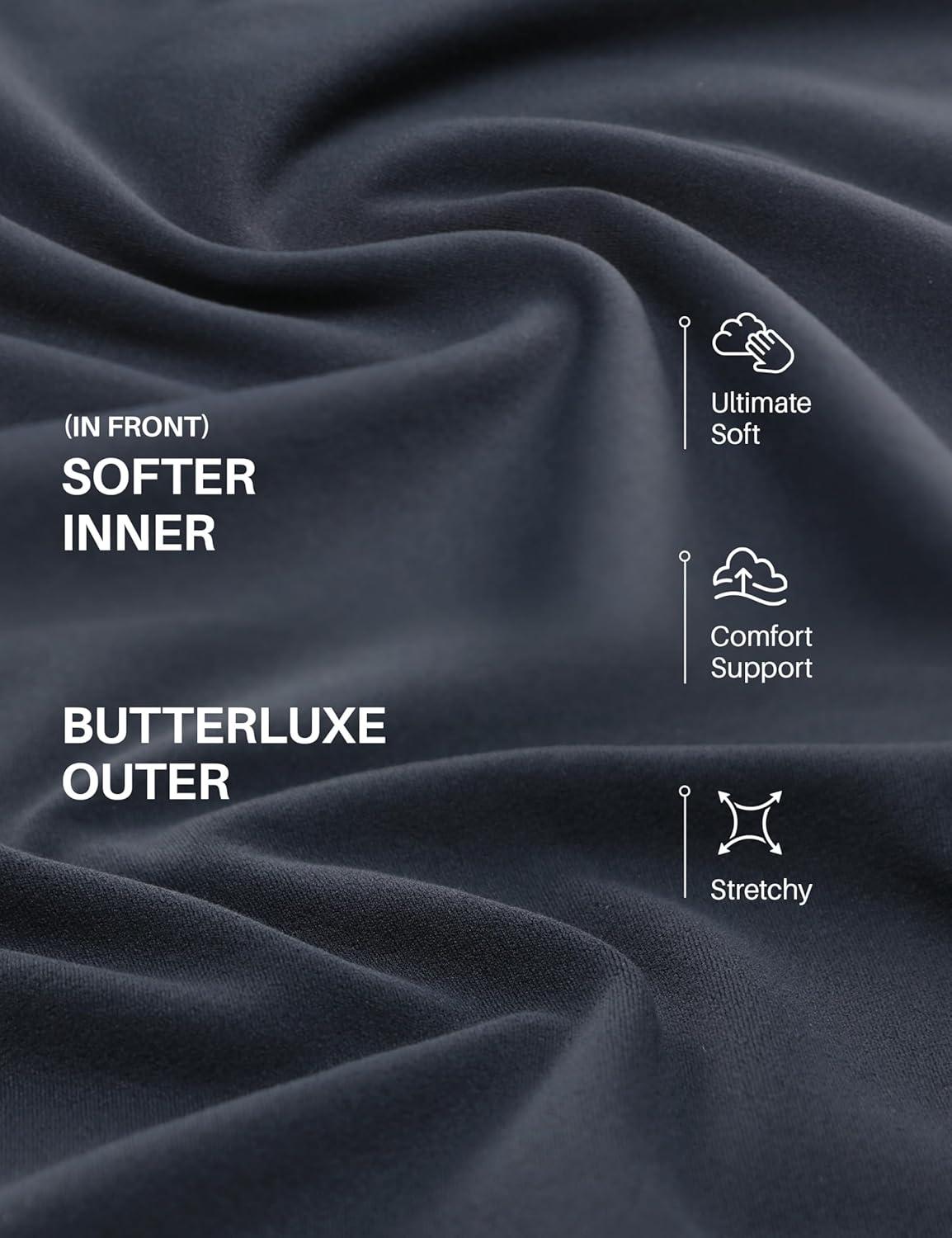 imageCRZ YOGA Butterluxe Soft Double Lined V Neck Tank Tops for Women Yoga Casual Camisole Racerback Tight Sleeveless ShirtTrue Navy