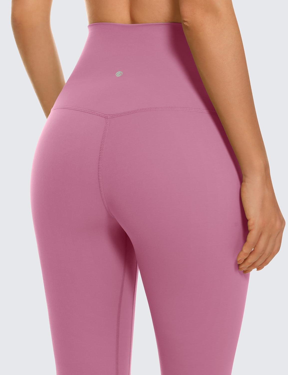 imageCRZ YOGA Butterluxe Super High Waist Leggings 25quot Buttery Soft Womens Yoga Pants Workout Over BellyVelvet Dust