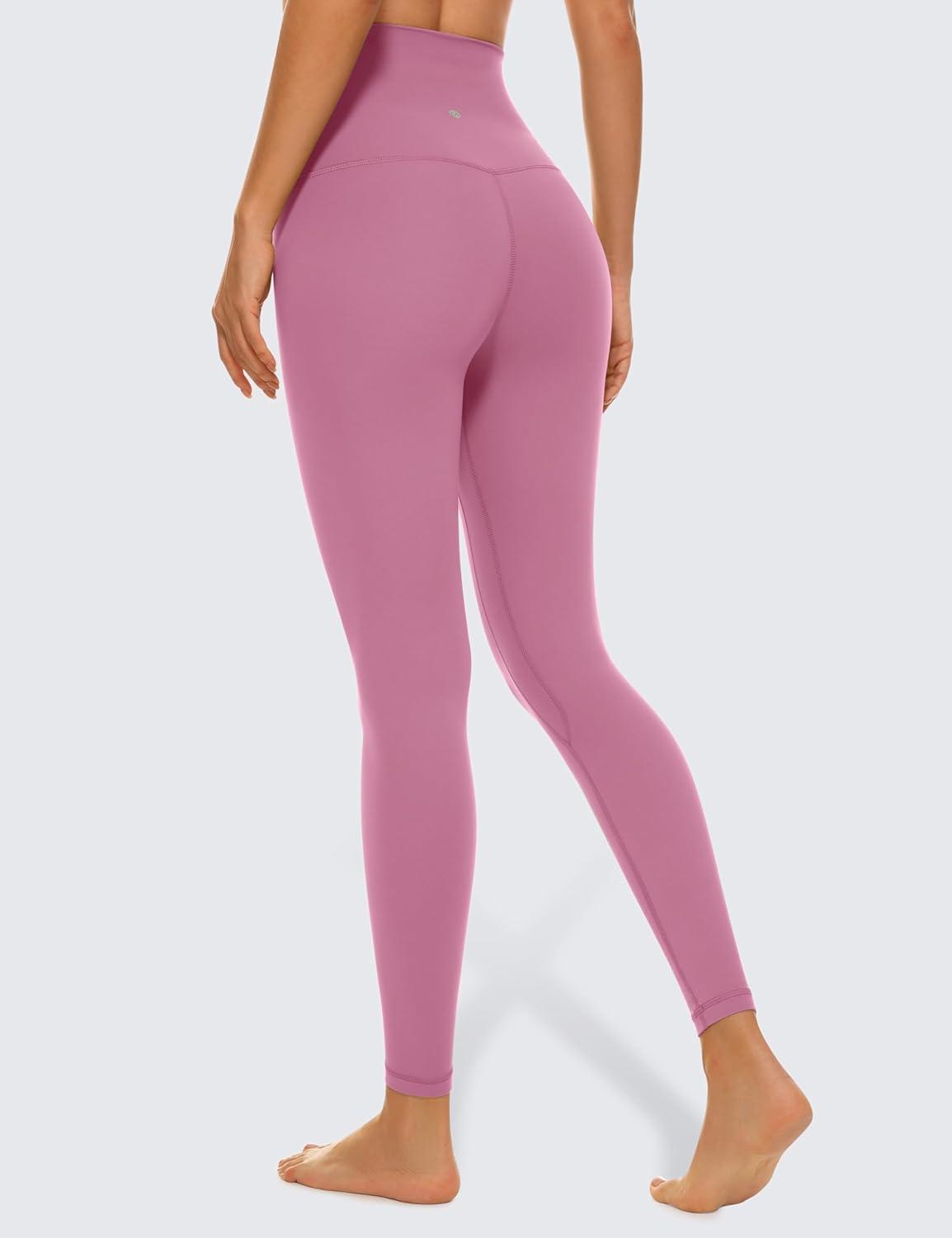 imageCRZ YOGA Butterluxe Super High Waist Leggings 25quot Buttery Soft Womens Yoga Pants Workout Over BellyVelvet Dust