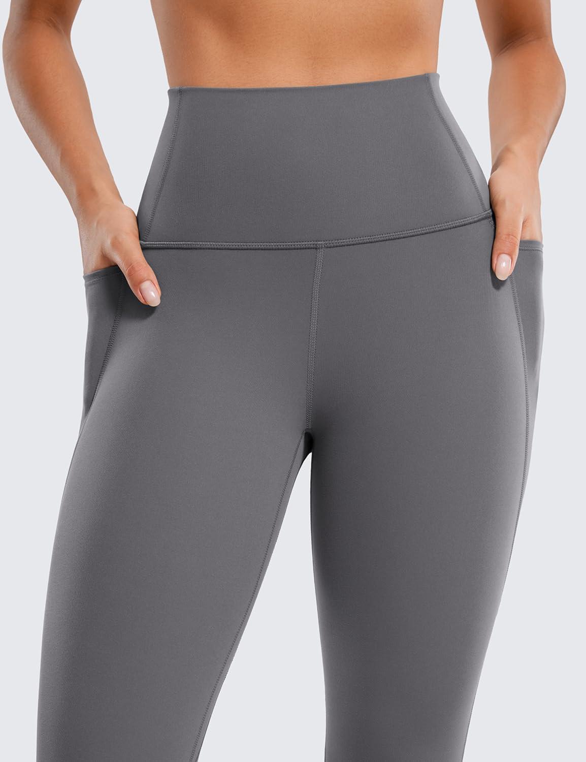 imageCRZ YOGA Butterluxe Workout Leggings Pockets 25 High Waisted Gym Womens Yoga Pants Buttery SoftDark Carbon