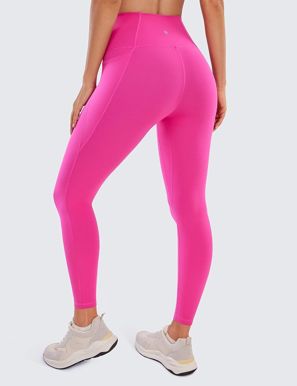 imageCRZ YOGA Butterluxe Workout Leggings Pockets 25 High Waisted Gym Womens Yoga Pants Buttery SoftHibiscus Purple