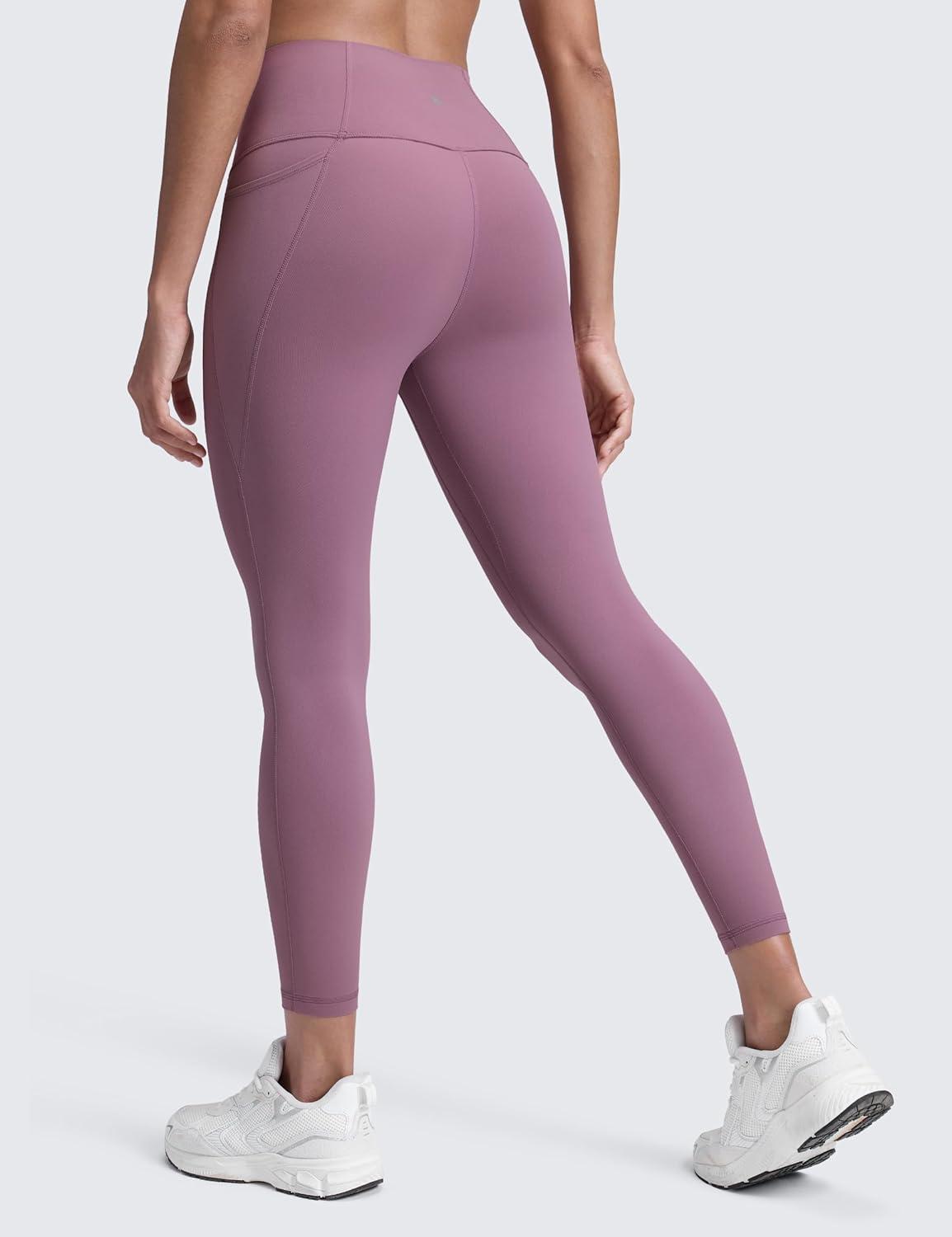 imageCRZ YOGA Butterluxe Workout Leggings Pockets 25 High Waisted Gym Womens Yoga Pants Buttery SoftLight Lavender