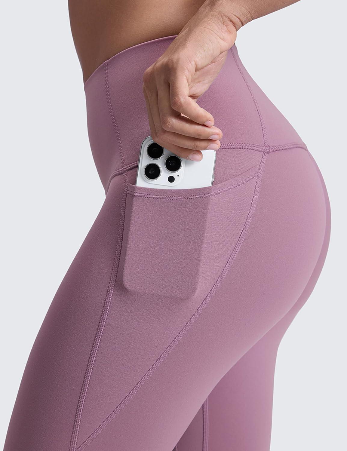 imageCRZ YOGA Butterluxe Workout Leggings Pockets 25 High Waisted Gym Womens Yoga Pants Buttery SoftLight Lavender