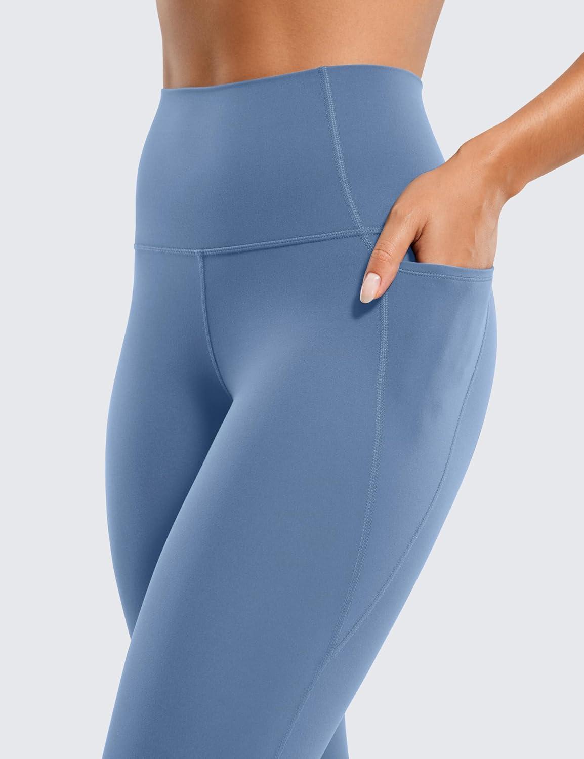 imageCRZ YOGA Butterluxe Workout Leggings Pockets 25 High Waisted Gym Womens Yoga Pants Buttery SoftOasis Blue