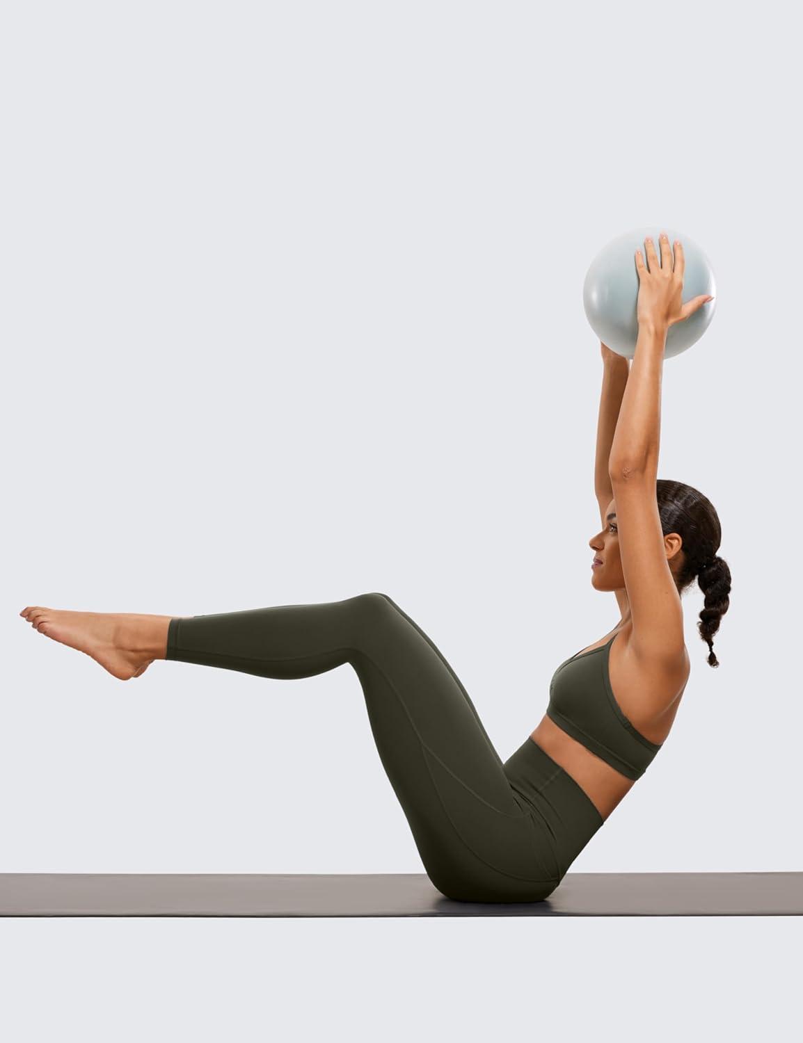 imageCRZ YOGA Butterluxe Workout Leggings Pockets 25 High Waisted Gym Womens Yoga Pants Buttery SoftOlive Green