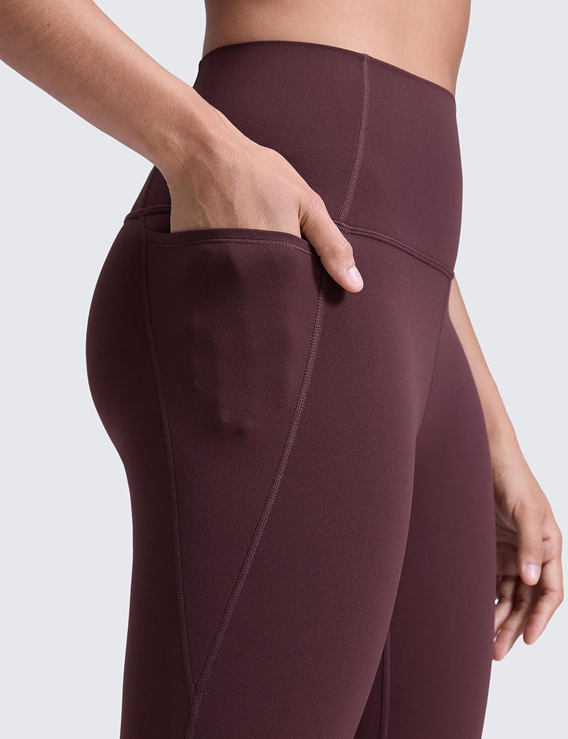 imageCRZ YOGA Butterluxe Workout Leggings Pockets 25 High Waisted Gym Womens Yoga Pants Buttery SoftRipe Plum