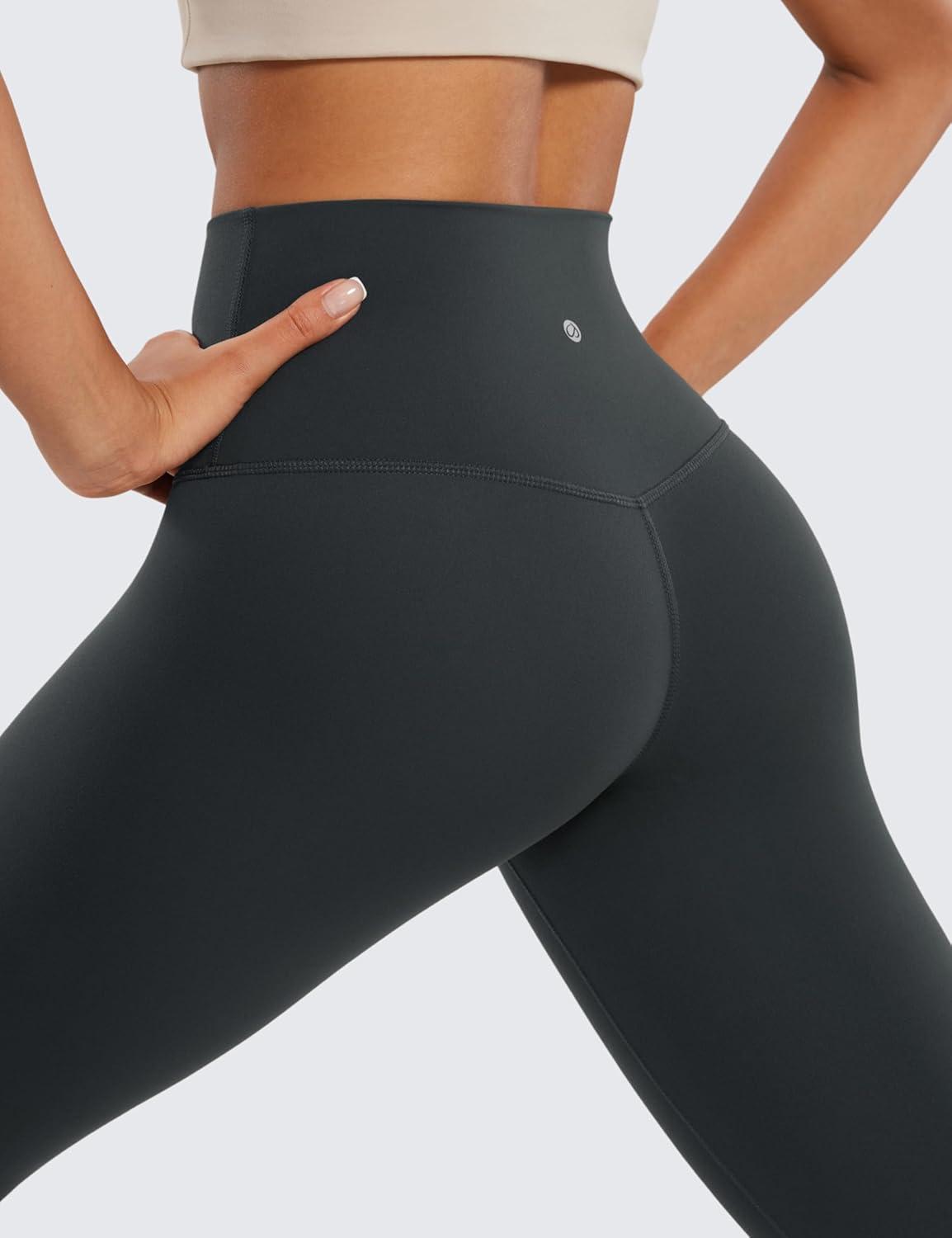 imageCRZ YOGA Butterluxe Yoga Capris Leggings 19 High Waisted Workout Buttery Soft Athletic Lounge Womens Crop PantsMelanite