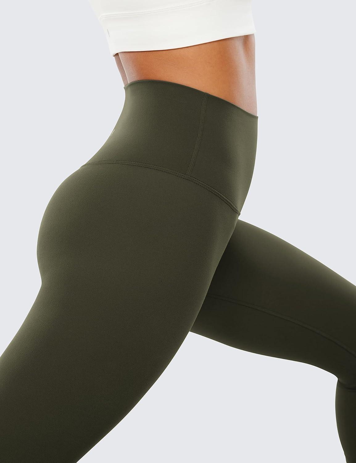 imageCRZ YOGA Butterluxe Yoga Capris Leggings 19 High Waisted Workout Buttery Soft Athletic Lounge Womens Crop PantsOlive Green