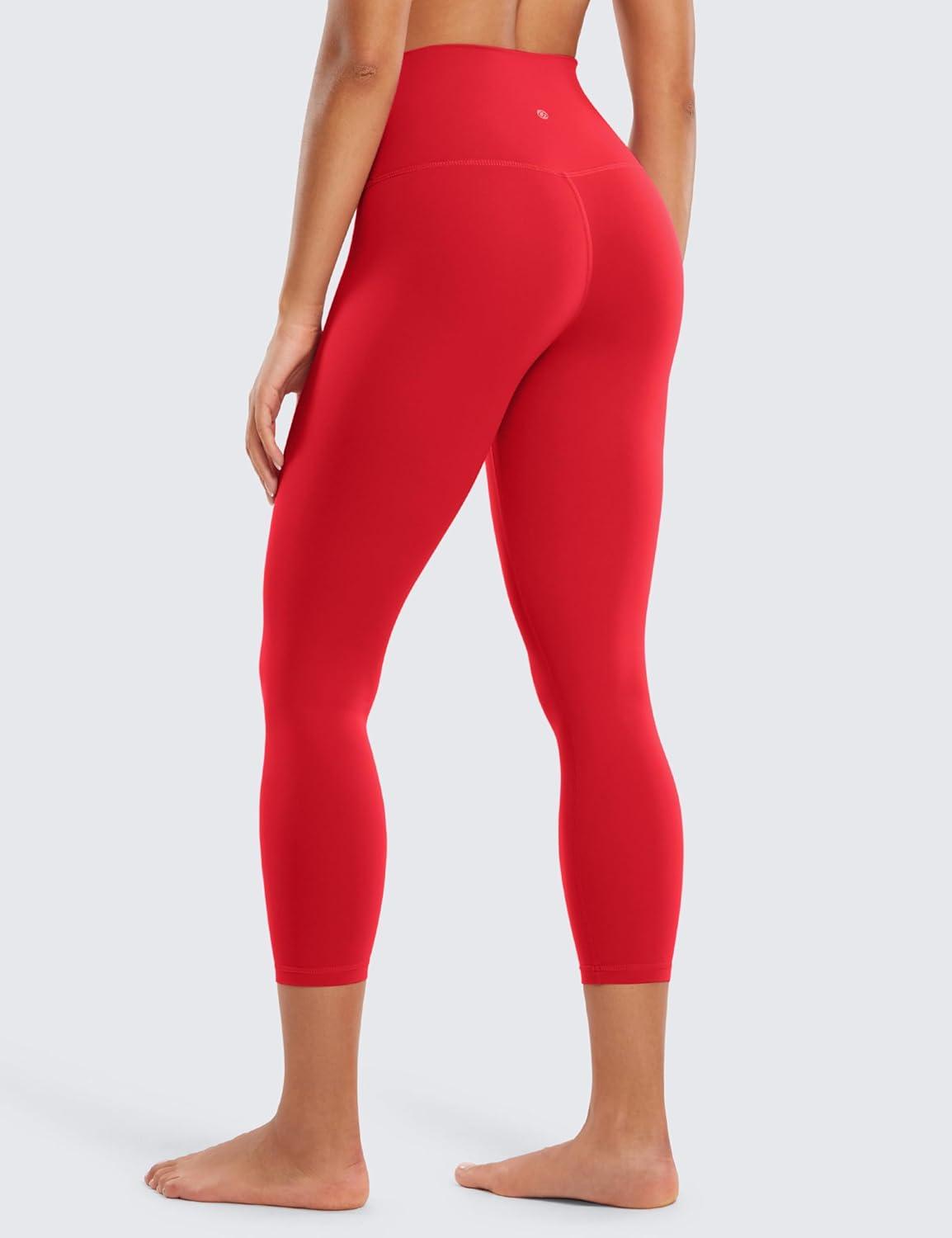 imageCRZ YOGA Butterluxe Yoga Capris Leggings 23 High Waisted Buttery Soft Workout Womens Lounge PantsAurora Red