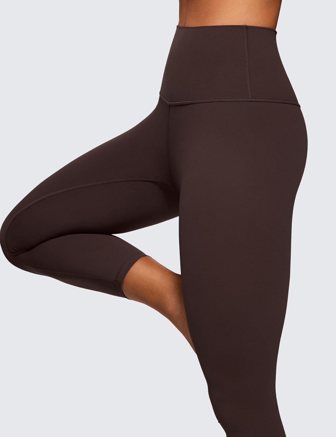 imageCRZ YOGA Butterluxe Yoga Capris Leggings 23 High Waisted Buttery Soft Workout Womens Lounge PantsHot Fudge Brown