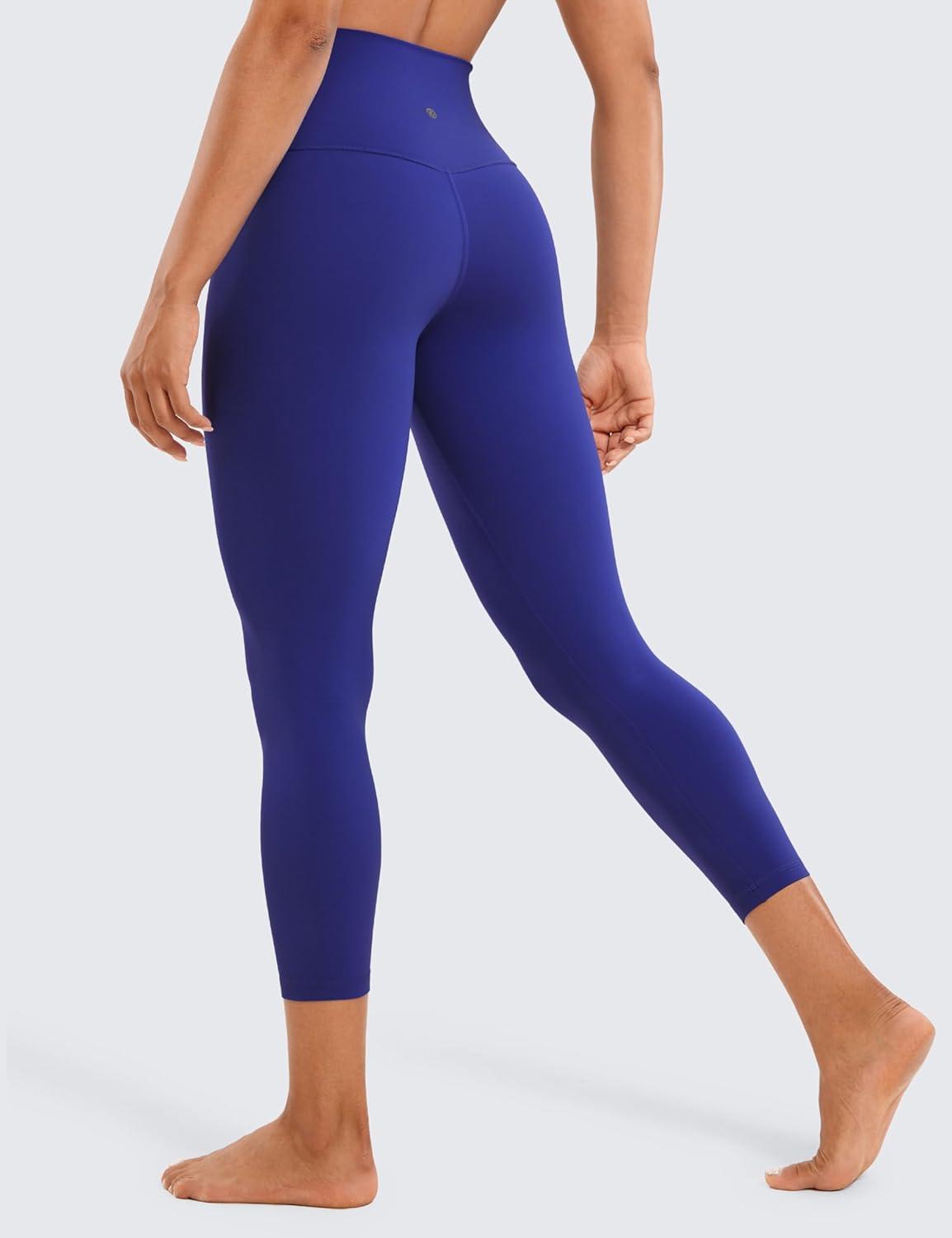 imageCRZ YOGA Butterluxe Yoga Capris Leggings 23 High Waisted Buttery Soft Workout Womens Lounge PantsLarkspur Blue