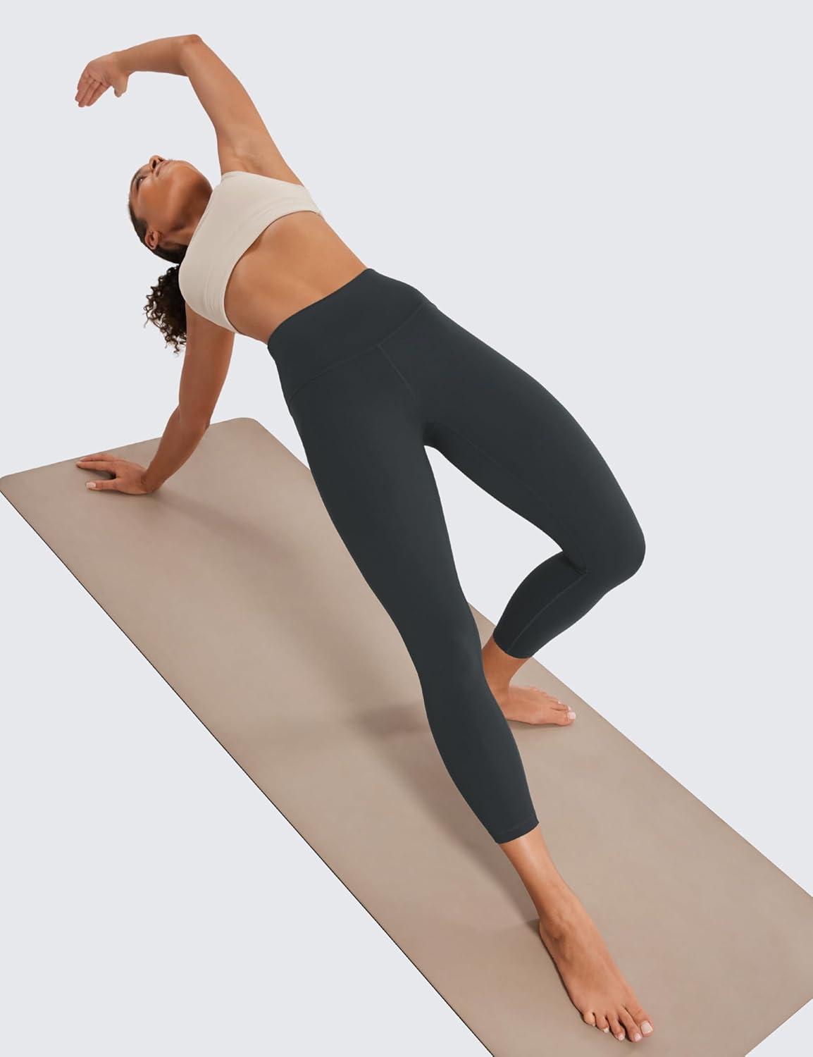 imageCRZ YOGA Butterluxe Yoga Capris Leggings 23 High Waisted Buttery Soft Workout Womens Lounge PantsMelanite