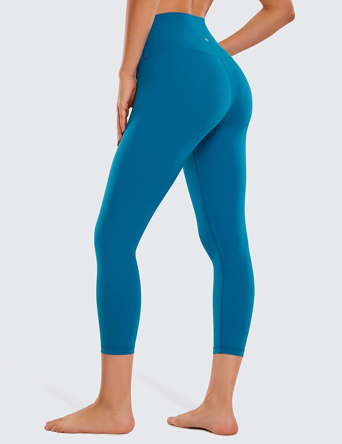 imageCRZ YOGA Butterluxe Yoga Capris Leggings 23 High Waisted Buttery Soft Workout Womens Lounge PantsSupersonic Blue