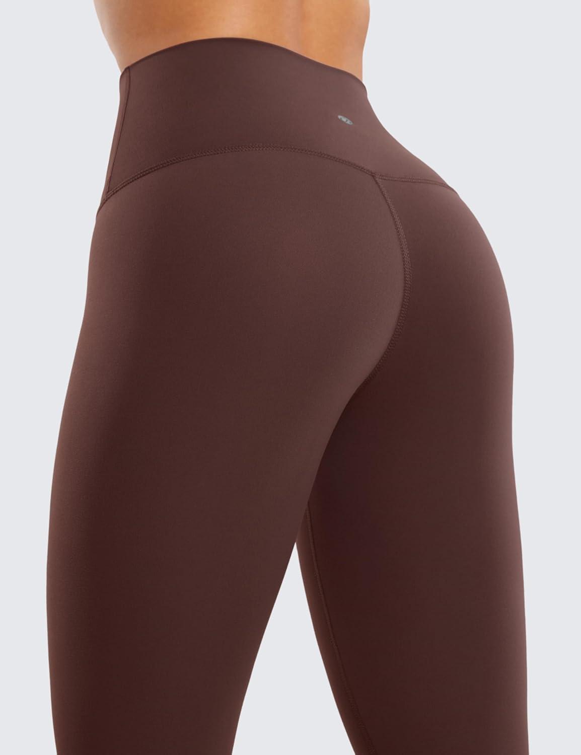 imageCRZ YOGA Butterluxe Yoga Capris Leggings 23 High Waisted Buttery Soft Workout Womens Lounge PantsTaupe