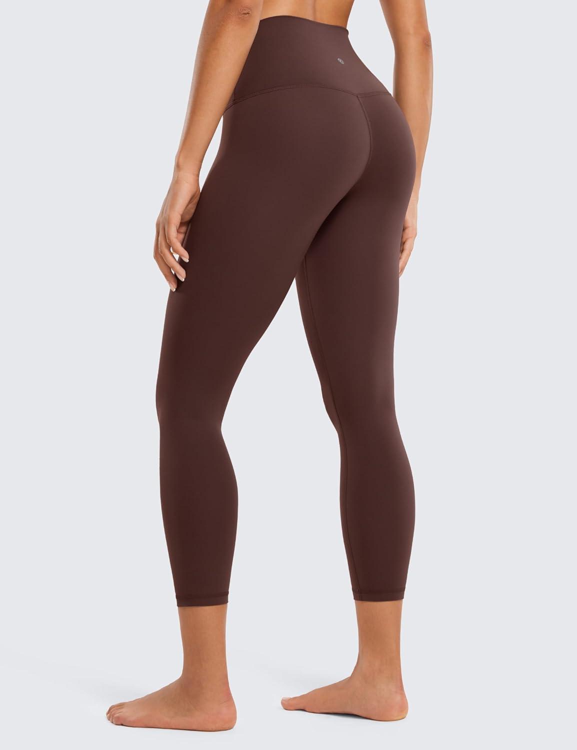 imageCRZ YOGA Butterluxe Yoga Capris Leggings 23 High Waisted Buttery Soft Workout Womens Lounge PantsTaupe