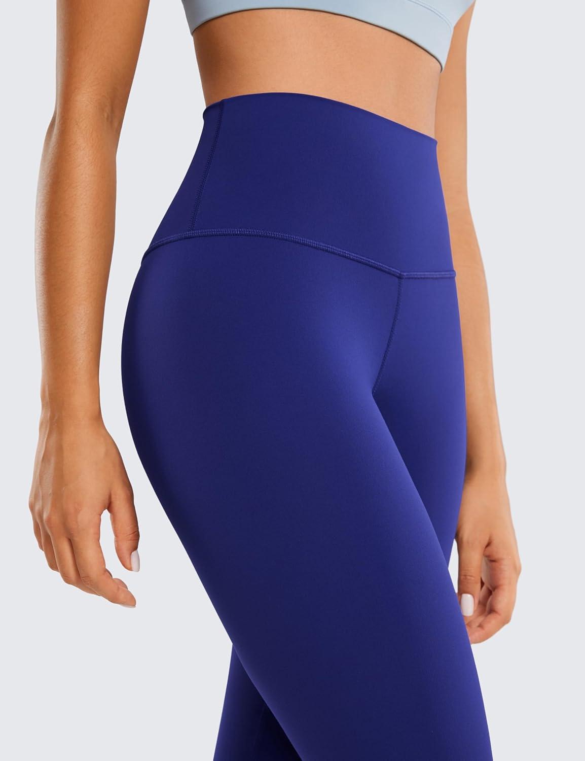 imageCRZ YOGA Butterluxe Yoga Leggings 28 High Waisted Womens Workout Lounge Pants Buttery SoftLarkspur Blue