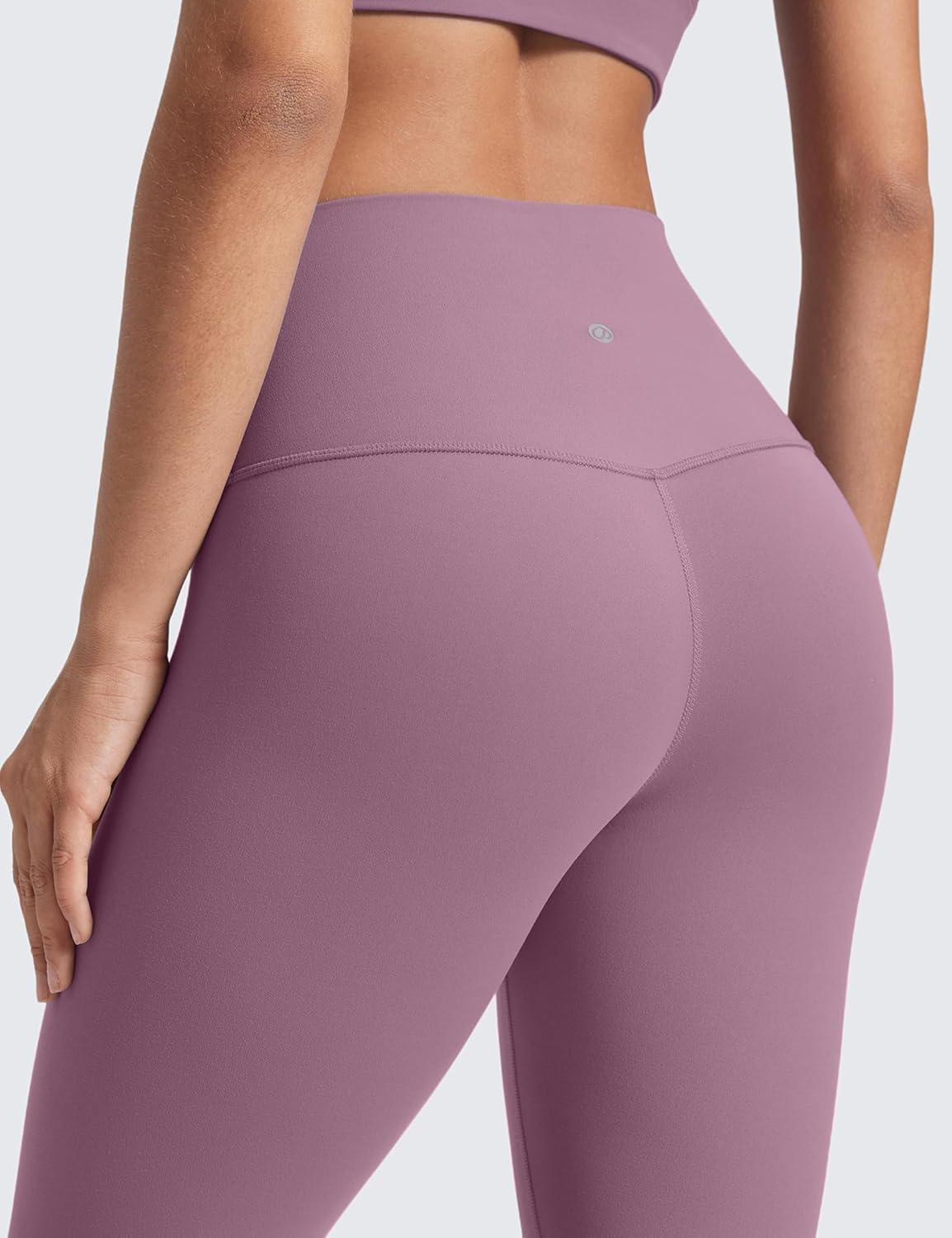 imageCRZ YOGA Butterluxe Yoga Leggings 28 High Waisted Womens Workout Lounge Pants Buttery SoftLight Lavender